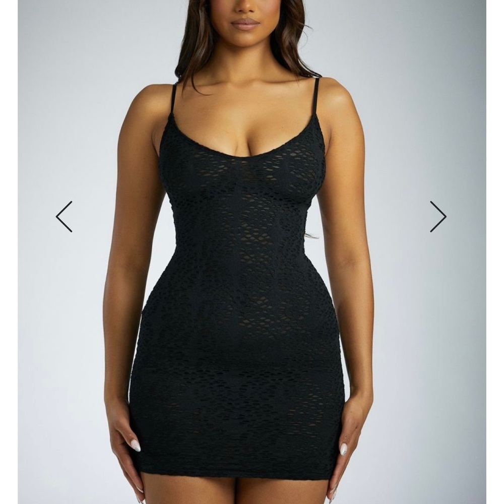 Naked Wardrobe eye-let u have it dress